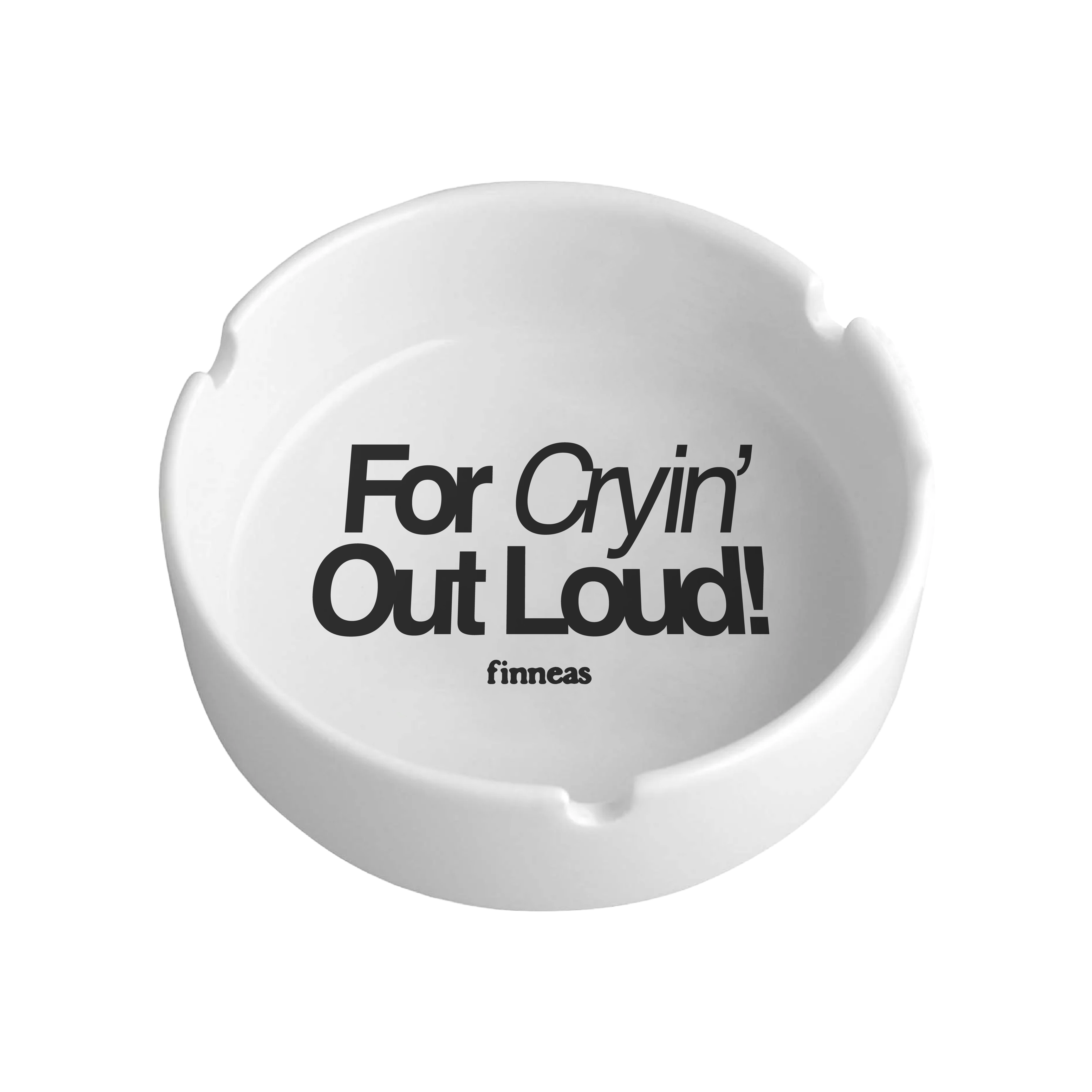 FINNEAS - FOR CRYIN' OUT LOUD! Ceramic Ashtray